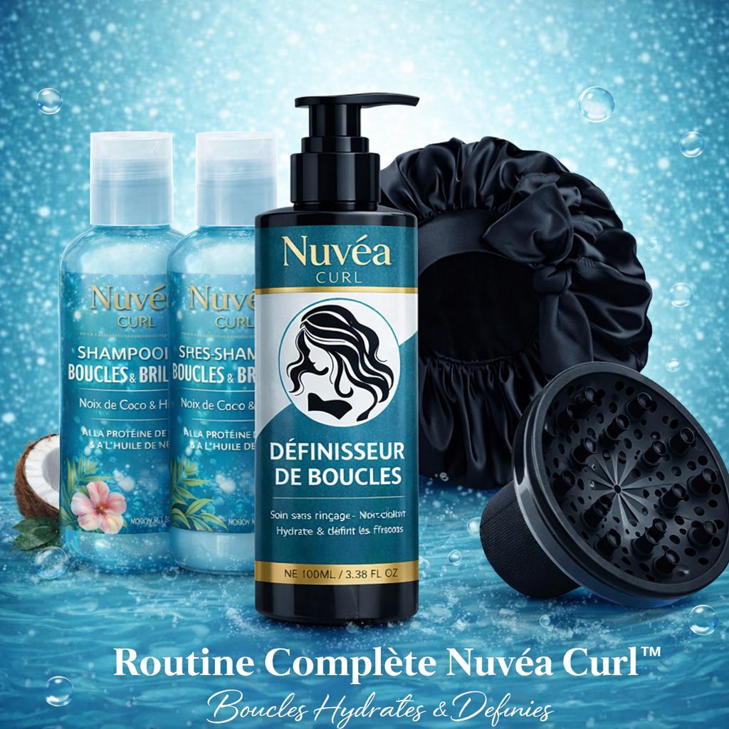 Routine Complète Nuvéa Curl – Boucles Hydratées, Définies & Sans Frisottis !