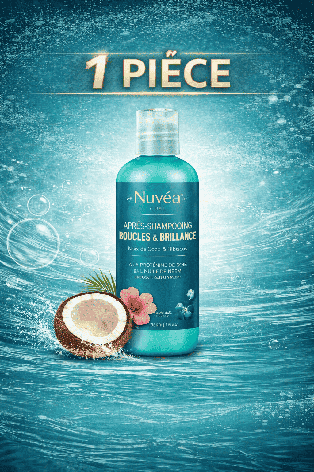 Coffret Cheveux Bouclés Coco & Hibiscus Shampoing + Après-Shampoing Hydratation Intense